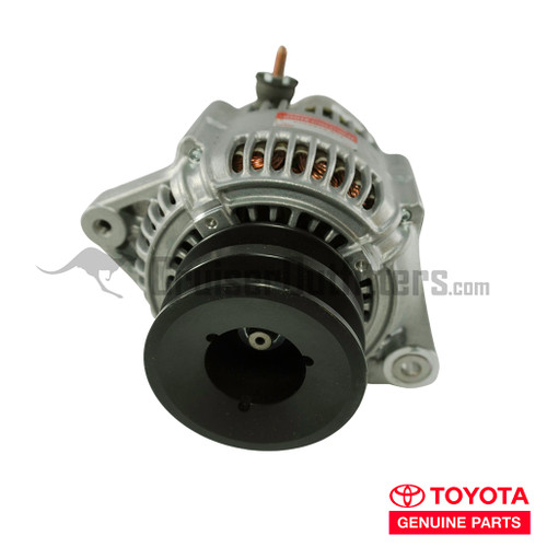 Alternator - OEM Toyota Remanufactured - Fits 1991 - 1993 FJ80 12V 90A Applications (ALT61100OEM)