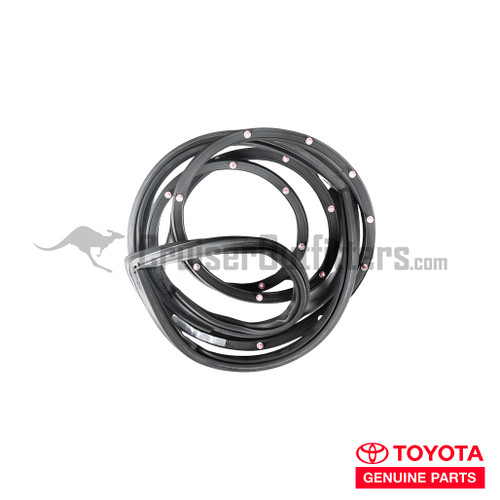 Front Door Left Hand Side Perimeter Weatherstrip - OEM Toyota - Fits 73/74 Series (WS60060L) (WS60060L)