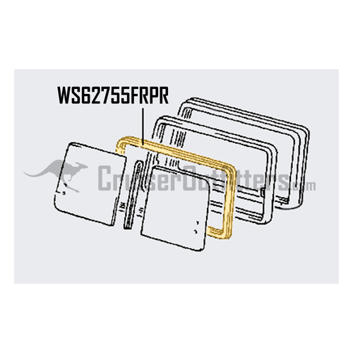 FRP Sliding Window Weather Stripping Run Right Hand Side - OEM Toyota - Fits 73/74 Series (WS62755FRPR) (WS62755FRPR) FRP Sliding Window Weather Stripping Run Right Hand Side - OEM Toyota - Fits 73/74 Series (WS62755FRPR) (WS62755FRPR)