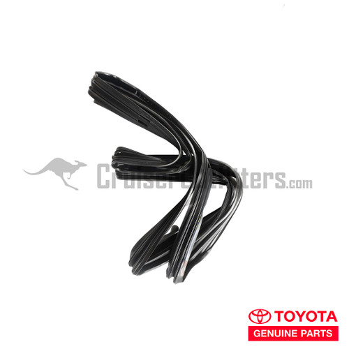 FRP Sliding Window Weatherstrip Run Left Hand Side - OEM Toyota - Fits 73/74 Series (WS62756FRPL)