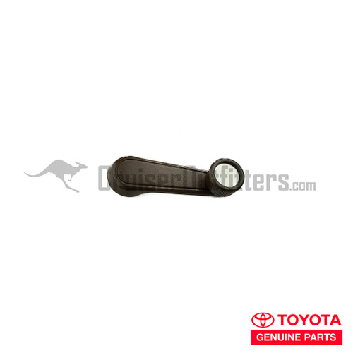 Window Crank Handle (Brown) - OEM Toyota - Fits (INT12010BR)