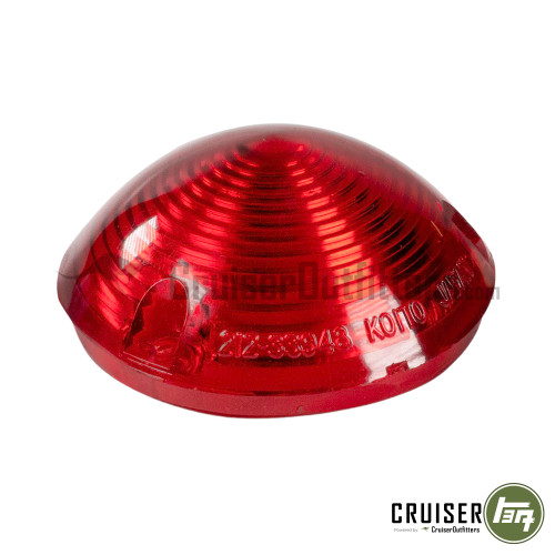 Tail Light Lens - Fits 1958 - 1963 FJ25/FJ40 Small 3