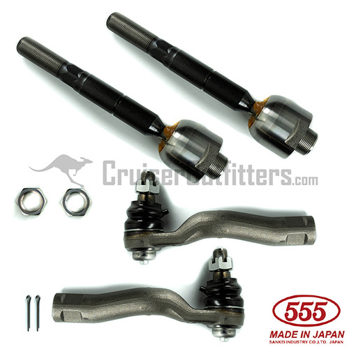 555 Tie Rod End Kit - Fits 2008-2016 IFS 200 Series Land Cruiser