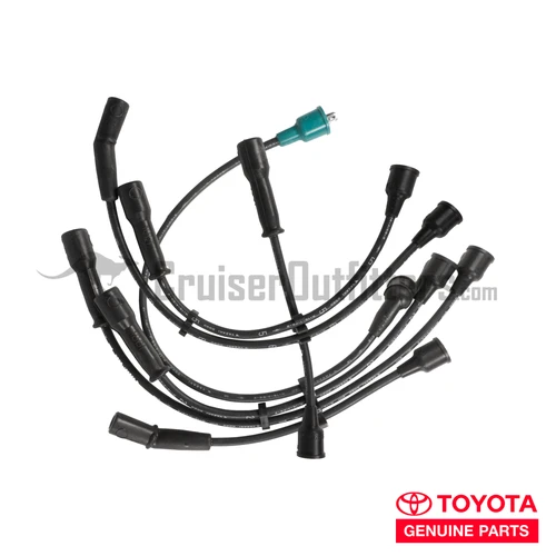Spark Plug Cord Set - Fits 08/1987-01/1990 FJ62 Land Cruiser Applications (IGN21451)