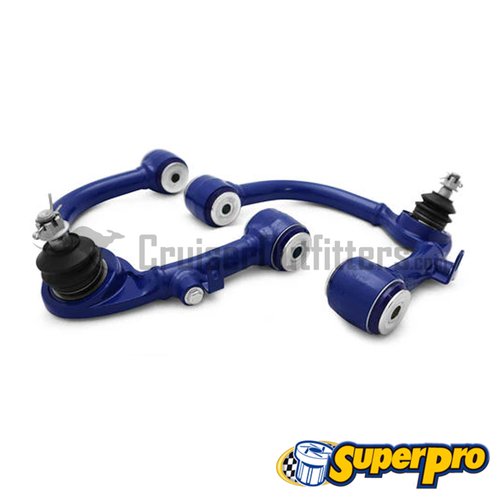 SuperPro Front Upper Control Arms (Pair) (LH/RH) - Fits 01/1998-07/2007 UZJ100/LX470 Applications (SUSTRC6720) SuperPro Front Upper Control Arms (Pair) (LH/RH) - Fits 01/1998-07/2007 UZJ100/LX470 Applications (SUSTRC6720)