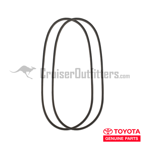 Accessory & Drive Belt Kit - Fits 08/1992-12/1997 FZJ80/LX450 w/ 1FZ (BTKFZJ801FZOEM)