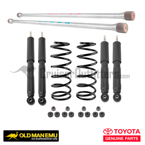 100 Series/LX470 Stock Height Replacement Suspension Kit - Fits 1998-2007 100 Series/LX470 Applications (OME100STKTOR) 100 Series/LX470 Stock Height Replacement Suspension Kit - Fits 1998-2007 100 Series/LX470 Applications (OME100STKTOR)