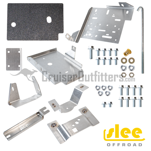 Slee Offroad ARB Twin Compressor/Dual Battery Tray - Fits '95-'97 Land Cruiser/'96-'97 LX450 Applications (SLEE SOK2014)