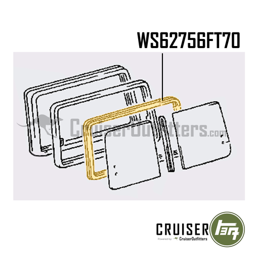 Fixed Top Sliding Window Weather Stripping Run - RH Side - Fits 70/71 Series Applications (WS62755FT70) Fixed Top Sliding Window Weather Stripping Run - RH Side - Fits 70/71 Series Applications (WS62755FT70)