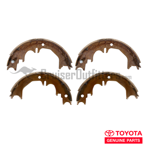 Park Brake Shoe Set - Fits Non-US 1990+ 7x/8x Series (PB7X90OEM)