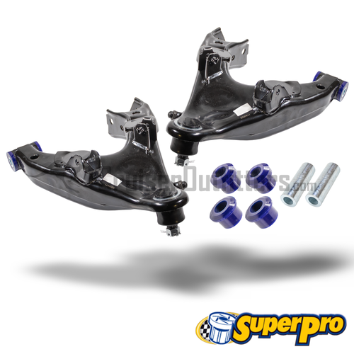 SuperPro Front Lower Control Arm Set - Stock Alignment - Fits 100 Series/LX470 Applications (SUSTRC460)
