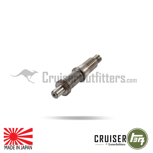 Transfer Case Front Output Shaft - Fits 01/1978-07/1980 4x/5x Land Cruiser Applications (TCSHFT60023)
