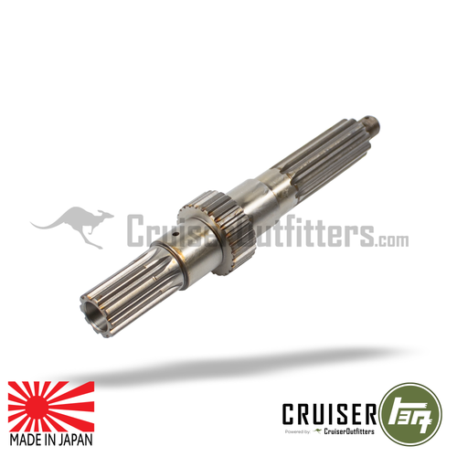Transfer Case Rear Output Shaft - Fits Early-04/1975 4x/5x Series Applications (TCSHFT60010)