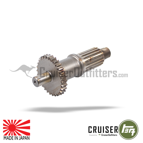 Transfer Case Front Output Shaft - Fits 08/1980-01/1990 4x/6x/7x Series Applications (TCSHFT60031)