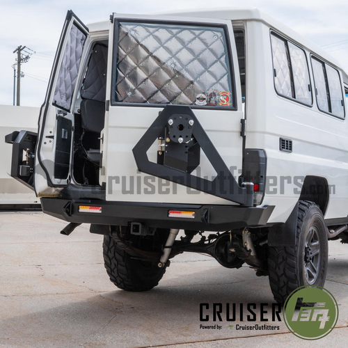 Expedition One 70 Series Dual Swing-out Rear Bumper - Fits 7x Series Land Cruiser Applications (BUMP7XRDS)