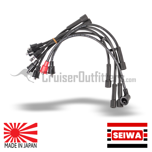 Japanese Aftermarket Spark Plug Cord Set - Fits 09/1972-09/1977 FJ55 Land Cruisers (IGN21321JP)