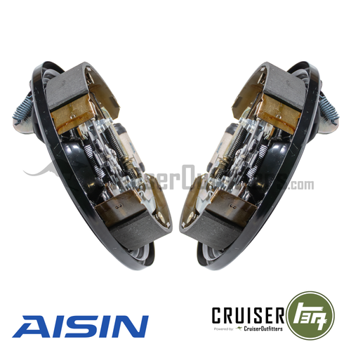 Rear Loaded Brake Backing Plate Assemblies  - Fits 08/1980-12/1994 4x/6x/7x/8x Series w/ Rear Drum Applications (BRD60011KIT)