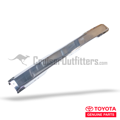 60 Series Rear Bumper - Chrome - Fits 08/1980-01/1990 60/61/62 Land Cruiser Applications (EXT521516XRC)