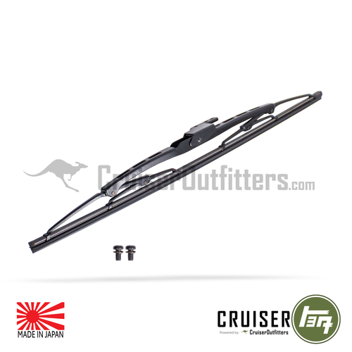 Wiper Blade Assembly w/ Bracket - 430mm - RH Side for RHD 7x Series Land Cruiser Applications (WIPB430MMAFT)