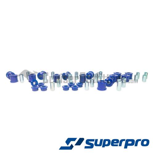 SuperPro Front & Rear Radius Arms & Panhard Bushing Kit - Fits 80 & 105 Series Land Cruiser Applications (SUSKIT058K)