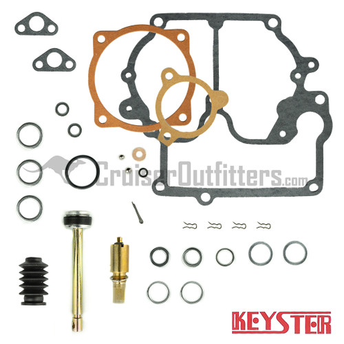 ビューティープラスキャブ Carburetor Rebuild Kit - Fits 8/1976 - 1/1979 FJ40/55 (CARB61025)