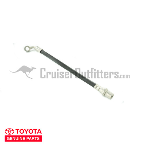 Brake Replacement Hose - Chassis To Front Axle - 80 Series Land