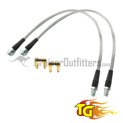 Brake Replacement Hose - TG Stainless Steel Extended +4