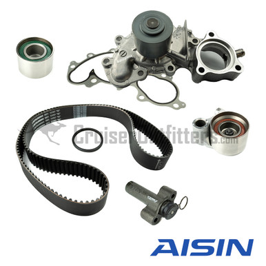 Timing Belt Kit With Water Pump - Compatible For 2002-2007 Mitsubishi Lancer, Includes Belt, Tensioner, Seals, Gasket