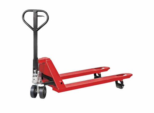 Red pallet jack, pallet jack, manual pallet jack, pallet truck