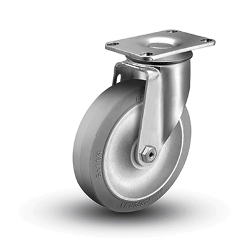 Colson, swivel, swivel caster, light duty top plate caster, light duty caster, performa rubber