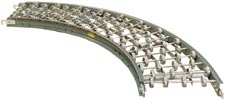 curved skatewheel gravity conveyor