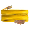 VLT 05-00124 Extension Cord 50' 12/3 SJTW Yellow Lighted Triple Tap