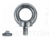 GLH DIN012-ZP Lifting Eye Bolt, Shoulder Pattern M12-1.7 Right Hand, 21 mm Shaft Length, 21 mm Thread Length, DIN 580, 1015 Carbon Steel, Zinc Clear Trivalent