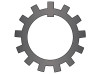 GLH MB-15 Lockwasher 104MM Outside Diameter; 75MM Inside Diameter; 1.5MM Thickness; 8MM Tang Width