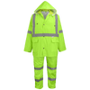 GLG GLO-8000-2XL Rainsuit Frogwear Three Piece Hi-Visibilty Yellow/Green Reflective Class 3 With Detachable Hood