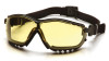 Amber H2X Anti-Fog Lens with Black Strap/Temples PYR V2G