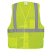 GLG GLO-001V-6XL-7XL Safety Vest Hi Vis Class 2 Hook and Loop Economy