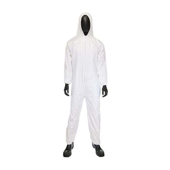 PIP 3656/L Microporous Coverall with Hood, Elastic Wrist & Ankle