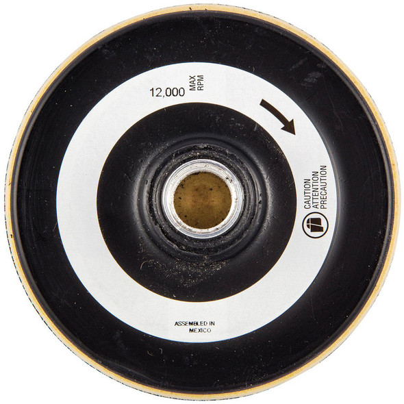 NOR 08834168032 7 x 5/8-11 hook and loop back up pad