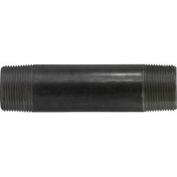 CCBPF 57127 Nipple, 1-1/4 In X 5 In, Sch 40 Welded Carbon Steel Black