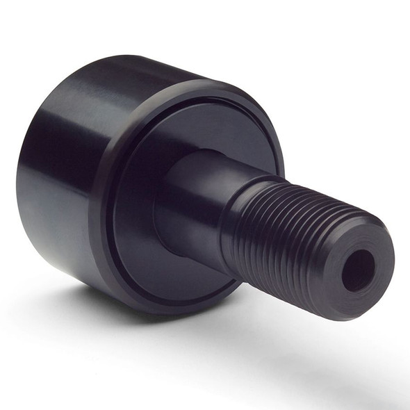 AXS CF 1 1/4SB Needle Cam Follower Bearing 1-1/4" Roller Diameter; 3/4" Roller Width; Flat Roller Surface Profile; 1/2" Stud Diameter; 1/2-20 Thread Size;