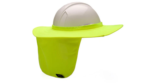 PYR HPSHADE30 Hard Hat Shade with Brim Hi-Vis Lime