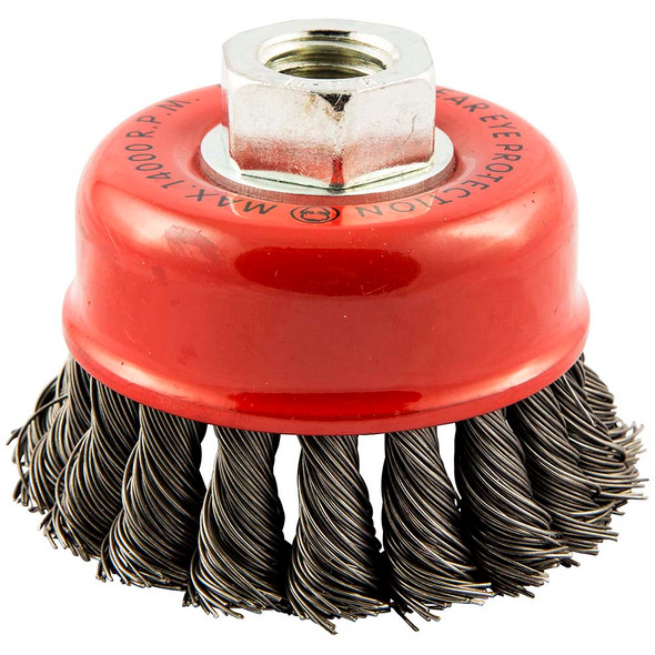 NOR 66252839033 Knot Wire Cup Brush 2-3/4 x 5/8-11 .020 CS