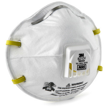 3MS 8210V N95 Particulate Respirators with Valve 10 per Box