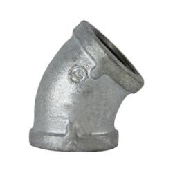 CCGPF 64184 Elbow, 45 Deg, 3/4 In Female NPT Malleable Iron 150# UL/FM Galv