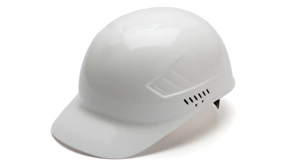PYR HP40010 Hard Hat White Ridgline Bump Cap