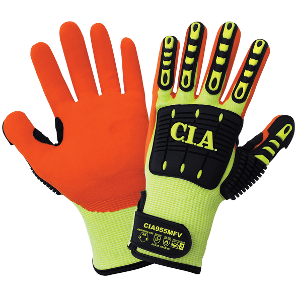 GLG CIA995MFV-9 Impact Glove Cut 5 Large