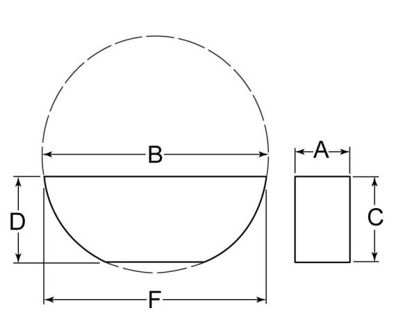 GLH WKC-009 Woodruff Key 3/16 x 3/4 CS PL