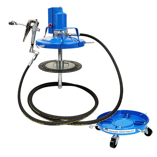 MCA P3-TR Greasing System Powerlube Air Operated System FOr 35 LB Pails With TR5 Trolley