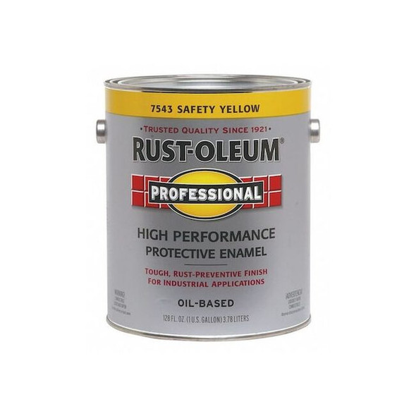 RUS 7543402 Paint 1 Gal Gloss Safety Yellow